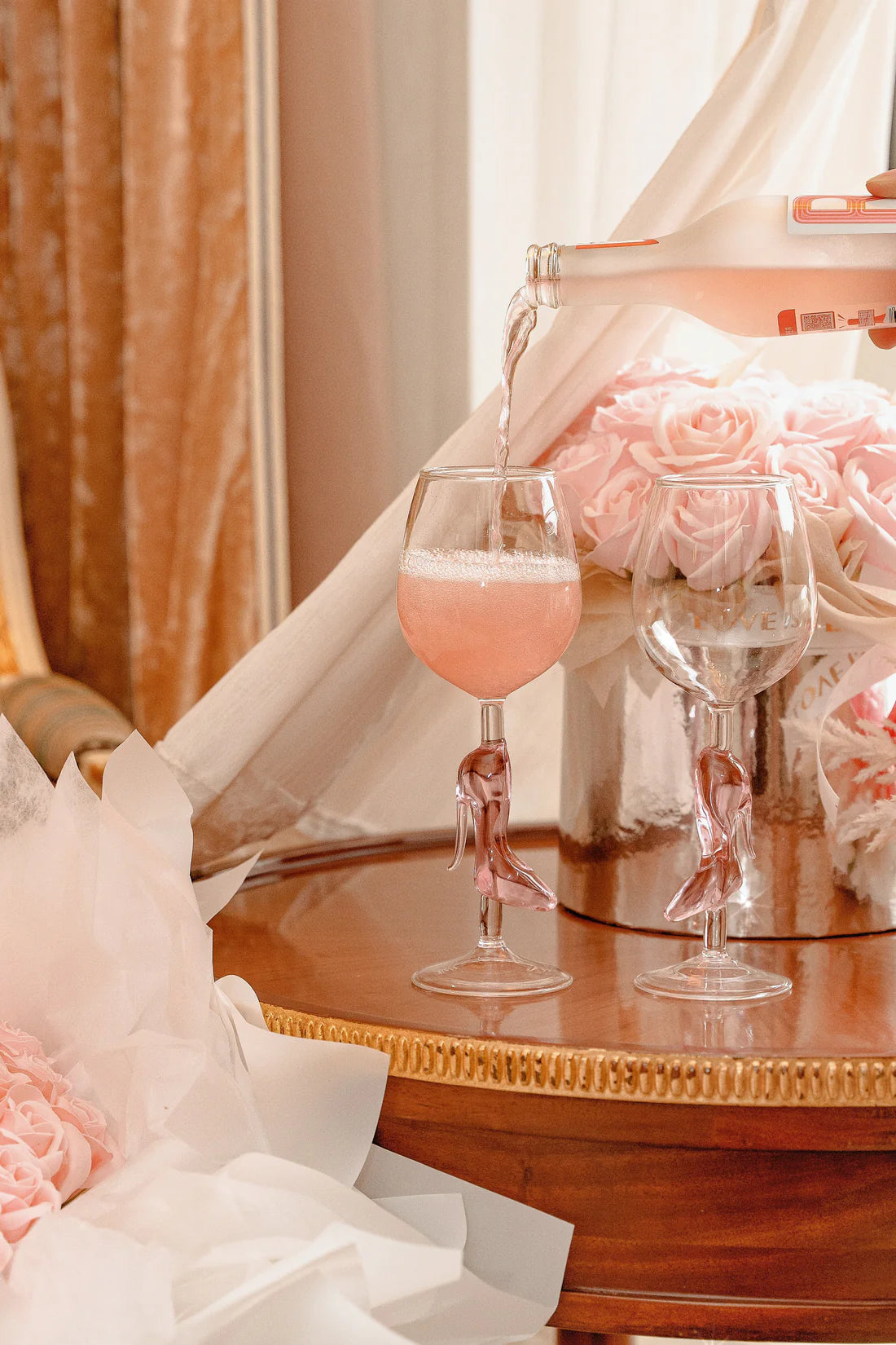 Glass Slippers Wine Glass