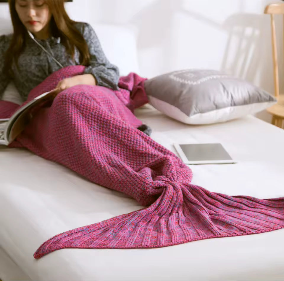 Little Mermaid Tail Blanket