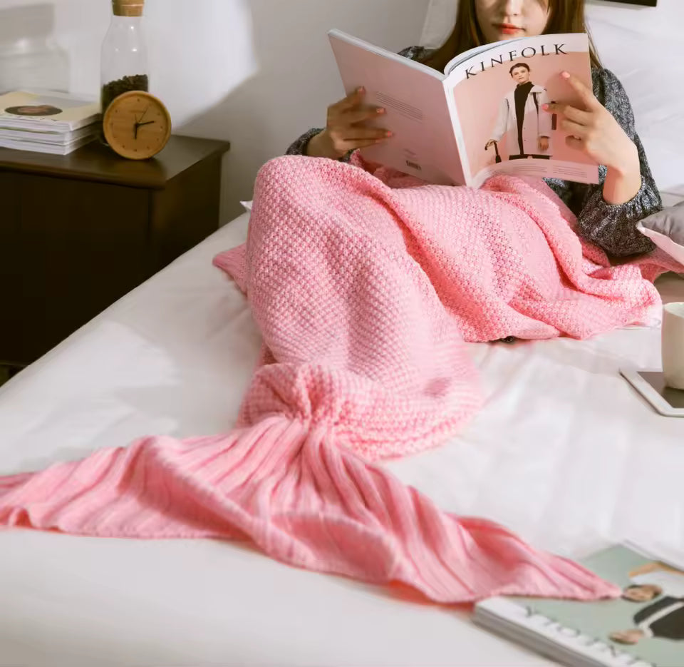 Little Mermaid Tail Blanket
