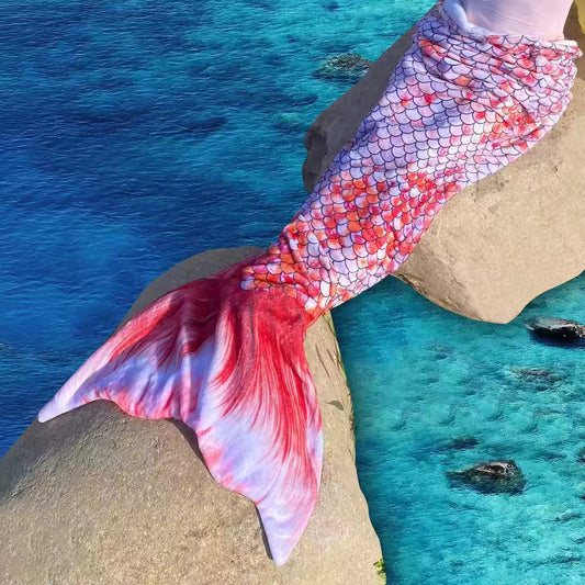 Princess Mermaid Tail Blanket