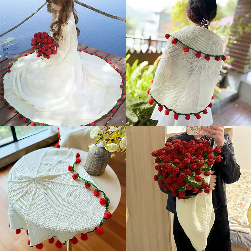 Rose Bouquet Blanket