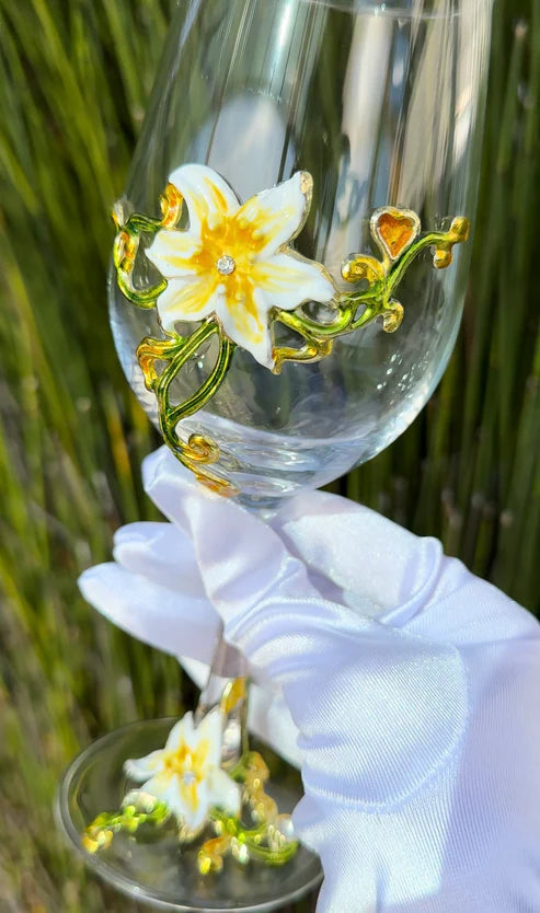 The Frog Prince Wine Glass
